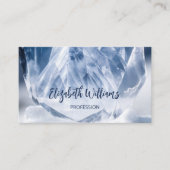 QRコードマウンテンクリスタルジェムストーン 名刺 (正面)