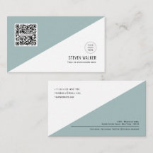 QRコードミニマモダンリストクリーンビジ企業のネス