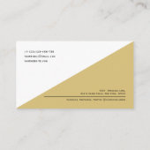 QRコードミニマモダンリストクリーンビジ企業のネス 名刺 (裏面)