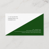 QRコードミニマモダンリストクリーンビジ企業のネス 名刺 (裏面)