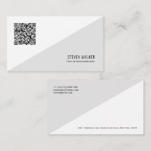 QRコードミニマモダンリストクリーンプロフェッショナルバス