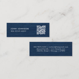 QRコードミニ名刺 スキニー名刺