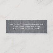 QRコードミニ名刺 スキニー名刺 (裏面)