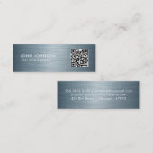 QRコードミニ名刺 スキニー名刺 (正面/裏面)