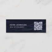 QRコードミニ名刺 スキニー名刺 (正面)