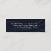 QRコードミニ名刺 スキニー名刺 (裏面)