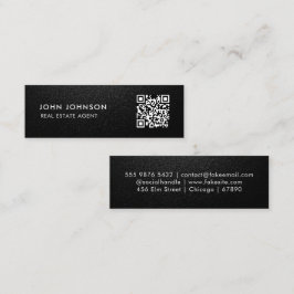 QRコードミニ名刺 スキニー名刺