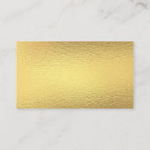 qrコードメイクアップアーティスト4枚コラージュ金ゴールド箔 名刺 (裏面)