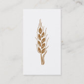 Qrコードメニュースキャン白黒シンプル 名刺 (裏面)