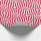 QRコードメリークリスマスのおもしろいなギークの包装紙 ラッピングペーパー (角)