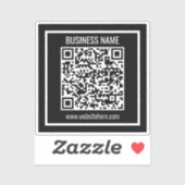 QRコードモダンを瞬時に作成 シール (シート)