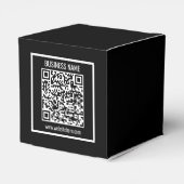 QRコードモダンを瞬時に作成 フェイバーボックス (裏面サイド)