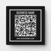 QRコードモダンを瞬時に作成 フォトプラーク (正面)