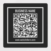 QRコードモダンを瞬時に作成 ラベル (デザイン1)