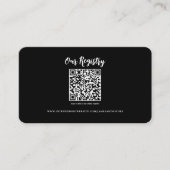 QRコードモダンスキャン可能登録レジストリ 名刺 (正面)