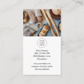 QRコードモダンフォトベーカリー 名刺 (裏面)