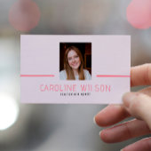 QRコードモダンプロフェッショナルミニマルなロゴ写真 名刺