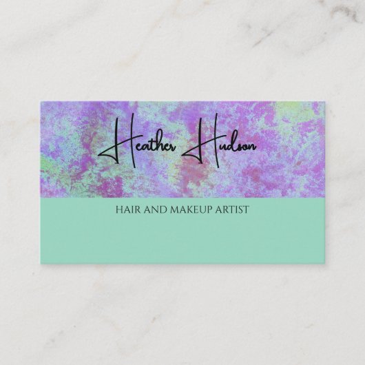 QRコードモダンミニマリスト 名刺 (正面)