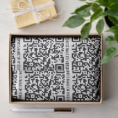QRコードモダンミニマリスト 薄葉紙 (ギフト)