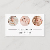 QRコードモダン付きプロフェッショナル名刺 名刺 (正面)