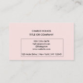 QRコードモダン付きプロフェッショナル名刺 名刺 (裏面)