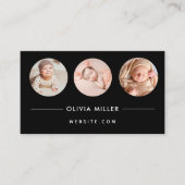 QRコードモダン付きプロフェッショナル名刺 名刺 (正面)