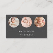 QRコードモダン付きプロフェッショナル名刺 名刺 (正面)