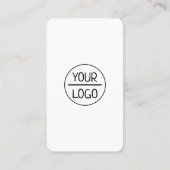 QRコードモダン金ゴールドスタイリッシュスキャン可能ネットワークB 名刺 (裏面)