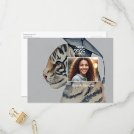 QRコードユニーク付き卒業招待状はがき インビテーションポストカード