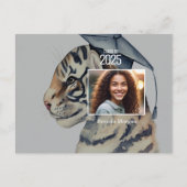 QRコードユニーク付き卒業招待状はがき インビテーションポストカード (正面)