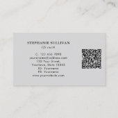 QRコードライフコーチ 名刺 (裏面)