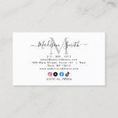 QRコードリンク付きGoogleレビュー名刺 名刺 (裏面)