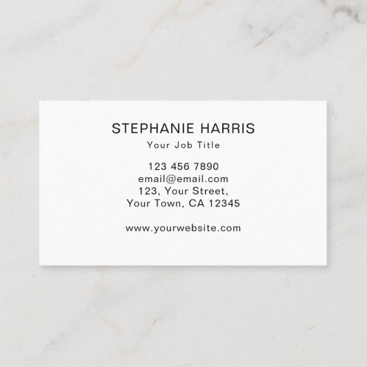 QRコードリーフ 名刺 (裏面)