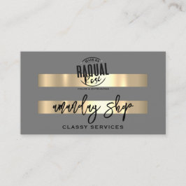 QRコードロゴオンラインショップ金ゴールドグレープロフェッショナル 名刺