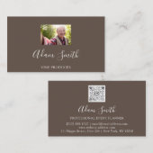 QRコードロゴカスタムカスタム 名刺 (正面/裏面)