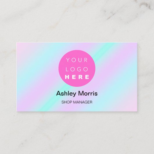 QRコードロゴソーシャルメディアのオンラインショップの挿入 名刺 (裏面)