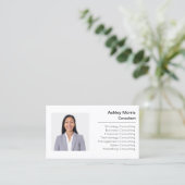 QRコードロゴフォトプロフェッショナル 企業の 名刺 (スタンド正面)