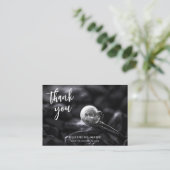 Qrコードロゴ写真ビジネスに感謝モダン 名刺 (スタンド正面)