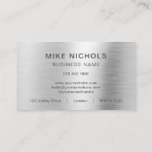 QRコードロゴ、ルーハー、ビルダー、建築ワーカー 名刺 (裏面)