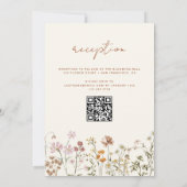 QRコードワイルドフラワーバプテスマ園開花 招待状 (裏面)