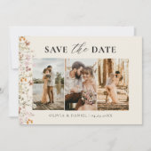 QRコードワイルドフラワー結婚フローラ セーブザデート (正面)