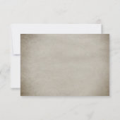 QRコードワンダーランドのダスティブルーアリス結婚 出欠カード (裏面)