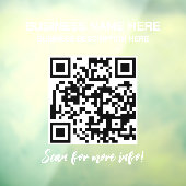 QRコード不透明ビジネスカー トラック ウィンドウサイン (シート3)