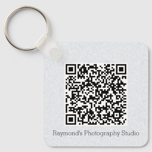 QRコード両面カスタム型ビジネスサイトコード鍵 キーホルダー (正面)