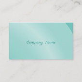 Qrコード中程度の水色ニートモダンシェード 名刺 (正面)