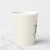 QRコード事業会社イベントパーティーミニマリスト 紙コップ (右)