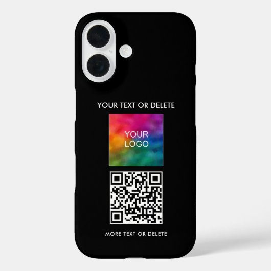 QRコード人気があるエレガントの追加ロゴのアップロード Case-Mate iPhoneケース (裏面)
