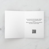 QRコード付きの楽しい法務テーマのクリスマスデザイン シーズンカード (内部)