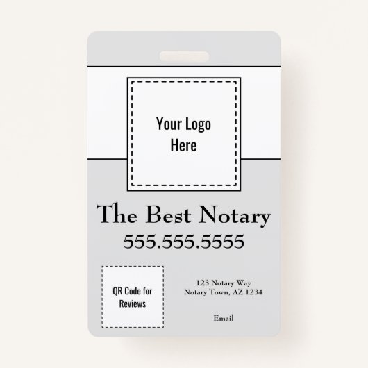 QRコード付きアイオワ公証人公式バッジの州 バッジ (裏面)