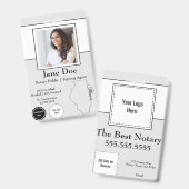 QRコード付きイリノイ公証人公式バッジの州 バッジ (Front & Back)